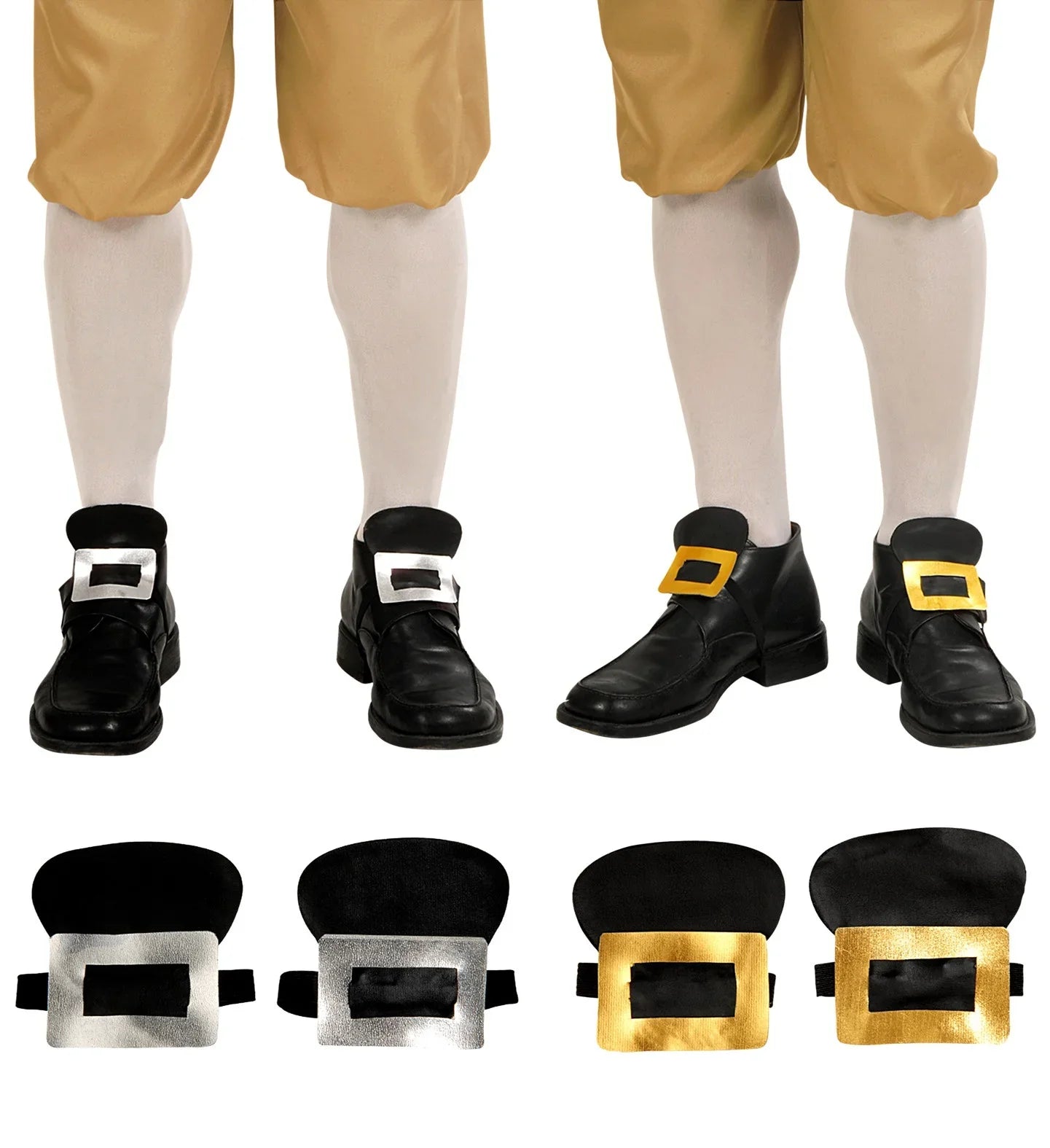 Hebillas de Zapatos de Época Plateadas o Doradas COMPLEMENTOS Fashion Manufacturer